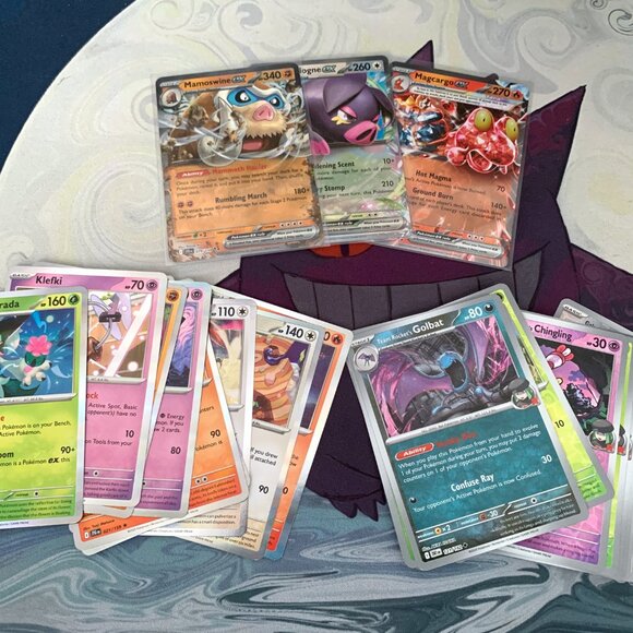 300+ Pokemon Cards Bundle LOT with Stickers & Button Pins! - Picture 6 of 7